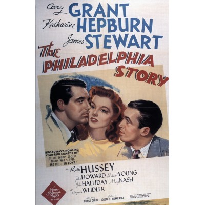 THE PHILADELPHIA STORY - 24"x36" Canvas Classic Movie Poster   160672192641